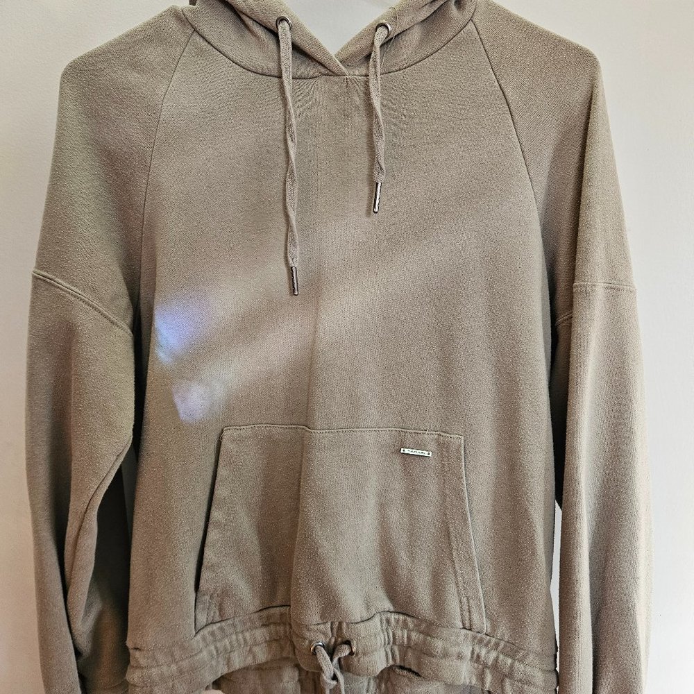 Green hoodie